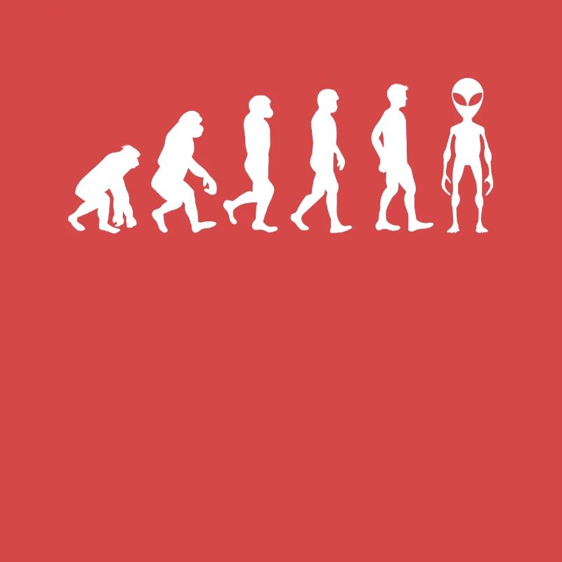 Evolution Alien T-Shirt Gift Alien