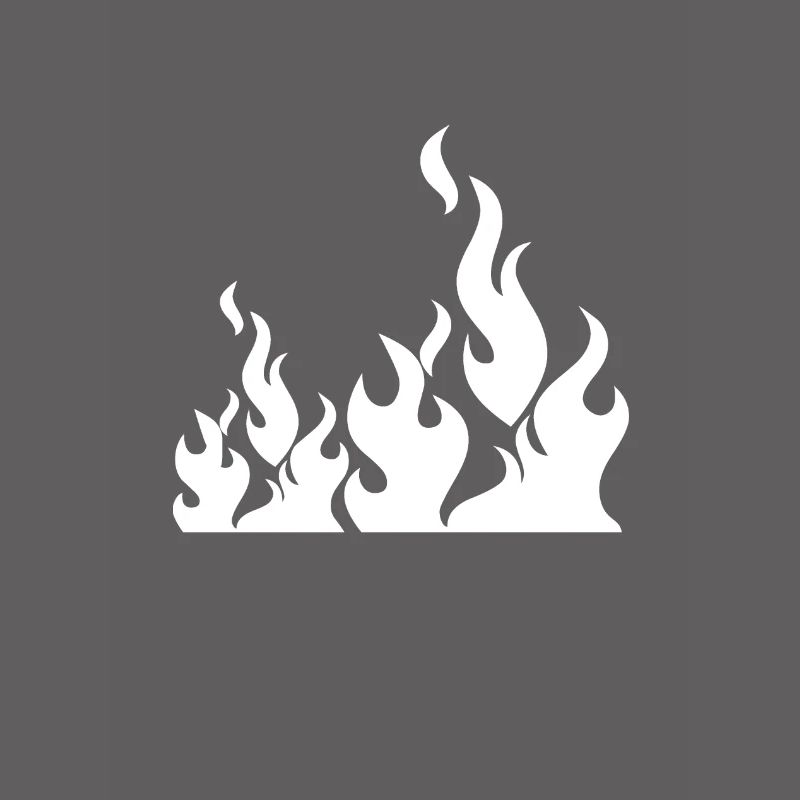 Flammen lodernd beeindruckend