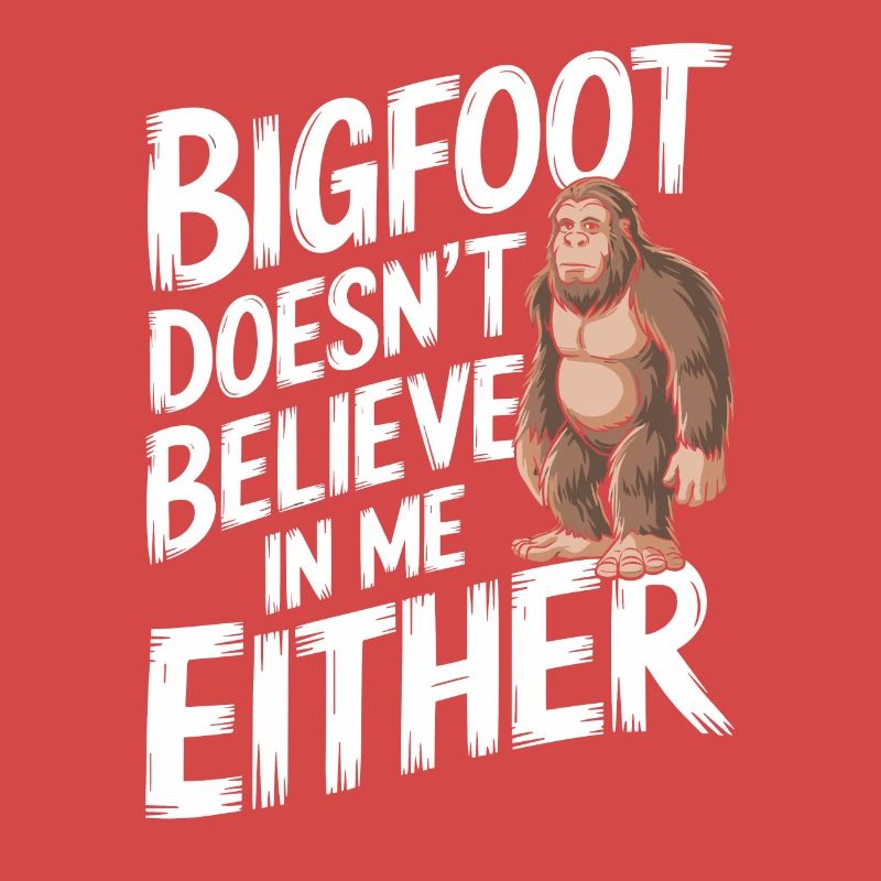 Bigfoot croyant Sasquatch Cryptide Créature de la forêt