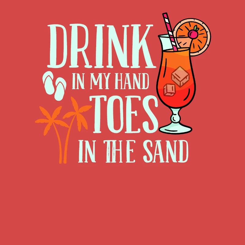 Boire dans mes orteils dans le sable Beach Holiday