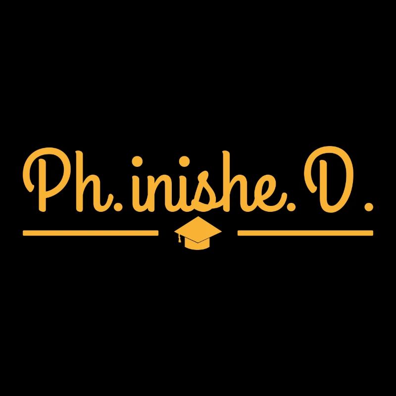 Phinished Phd Doktor Abschluss Geschenk