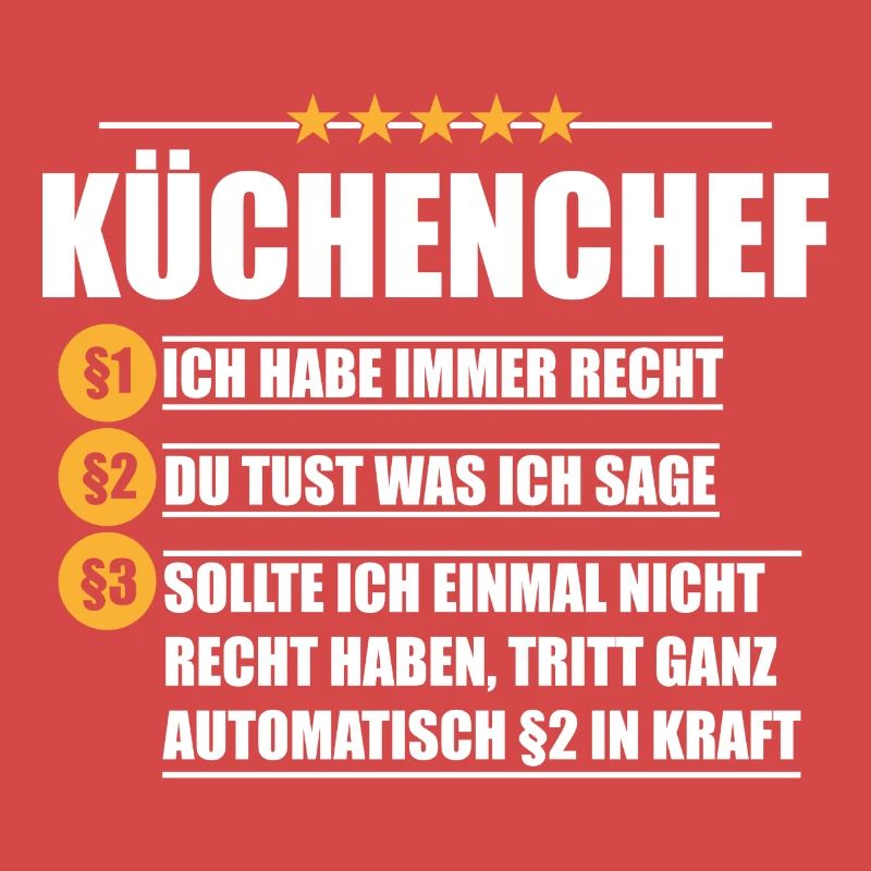 Küchenchef Kochen Spruch Lustig Geschenk