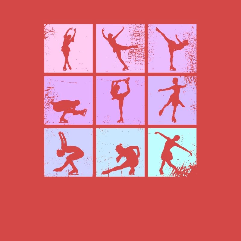 Eiskunstlauf Eis Eiskunstläufer Geschenk Design