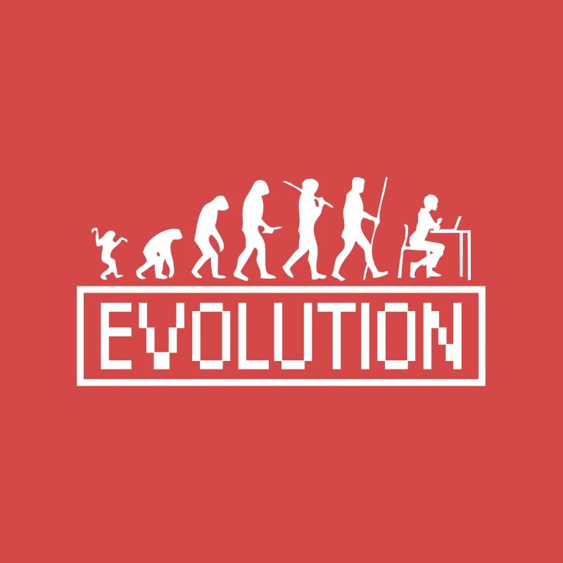 Evolution Computer Geschenk