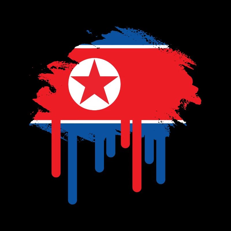 Corée du Nord Corée du Sud cadeau drapeau flag