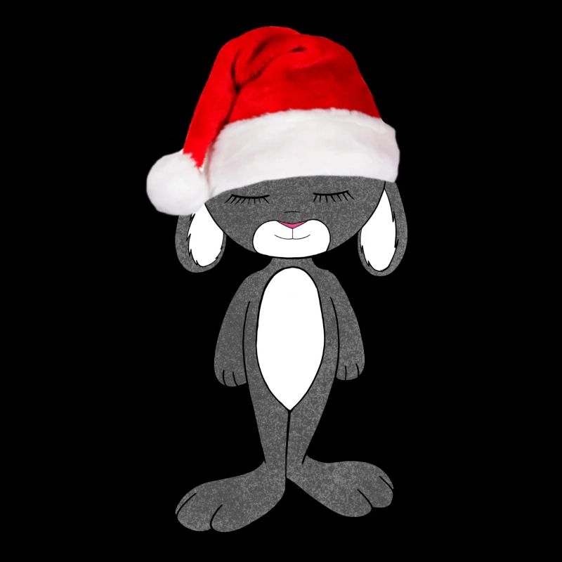 cute Christmas bunny