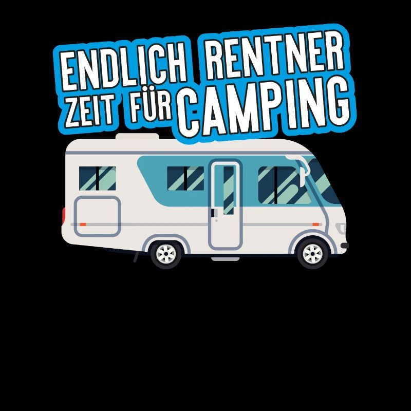 Camping Rentner Wohnmobil Geschenk Freizeit Hobby