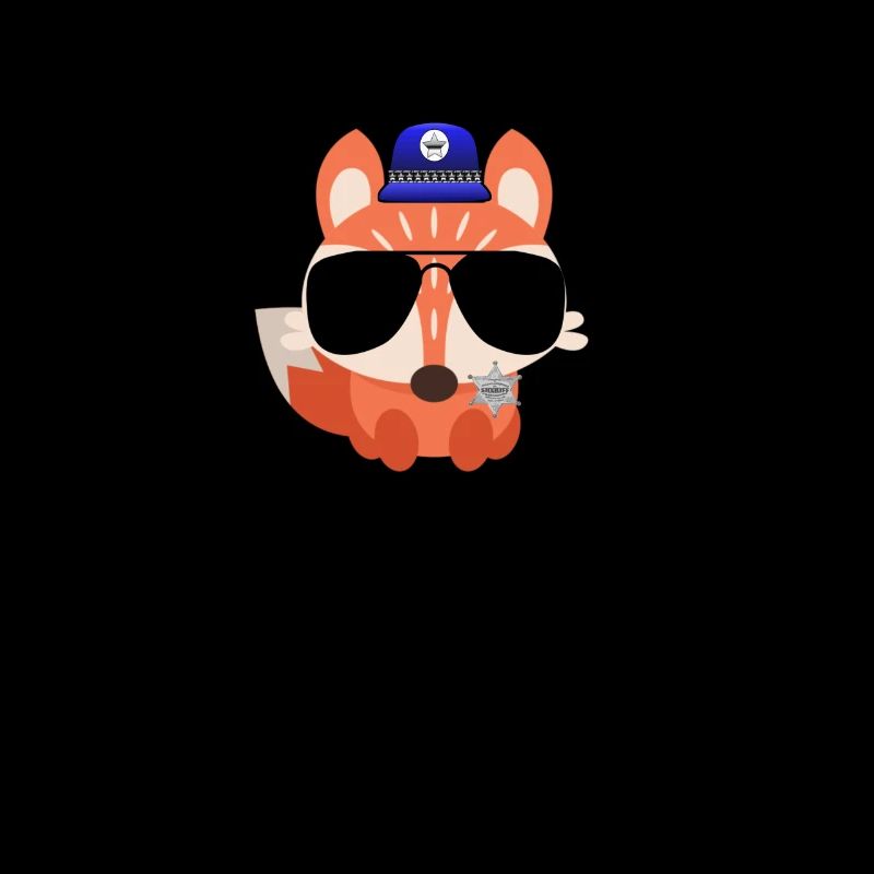 Polizei Fuchs, Sheriff Cops Polizist Polizei-Tier