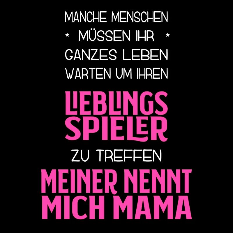 Mama vom Lieblingsspieler Mutter Fan Design