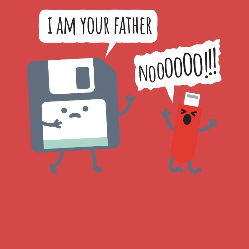 USB Floppy Disk - Nerd Geek Shirt