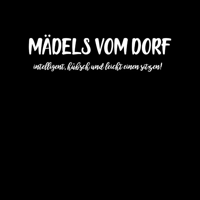 Mädels vom Dorf intelligent hübsch einen sitzen