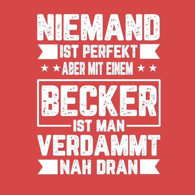 Becker Niemand ist Perfekt Geschenkidee
