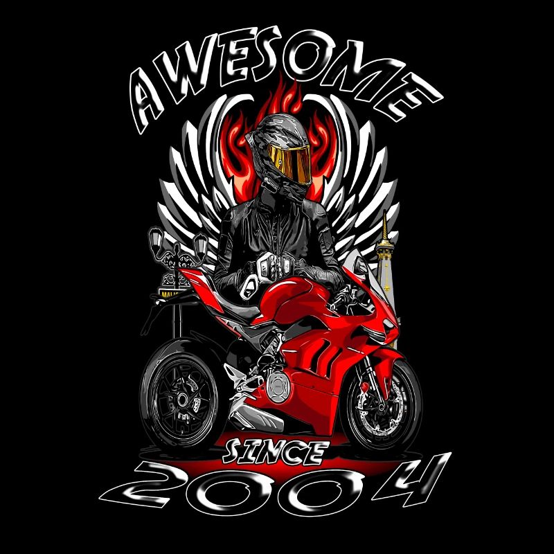 Awesome since 2004, Biker Geburtstag