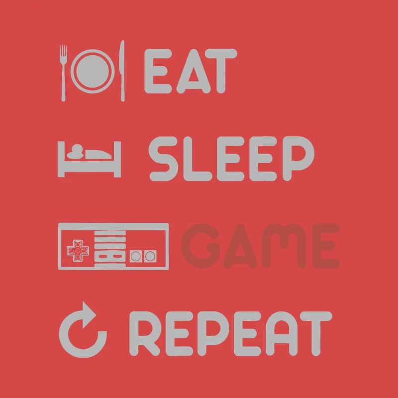 Manger le jeu de sommeil Répéter le graphique