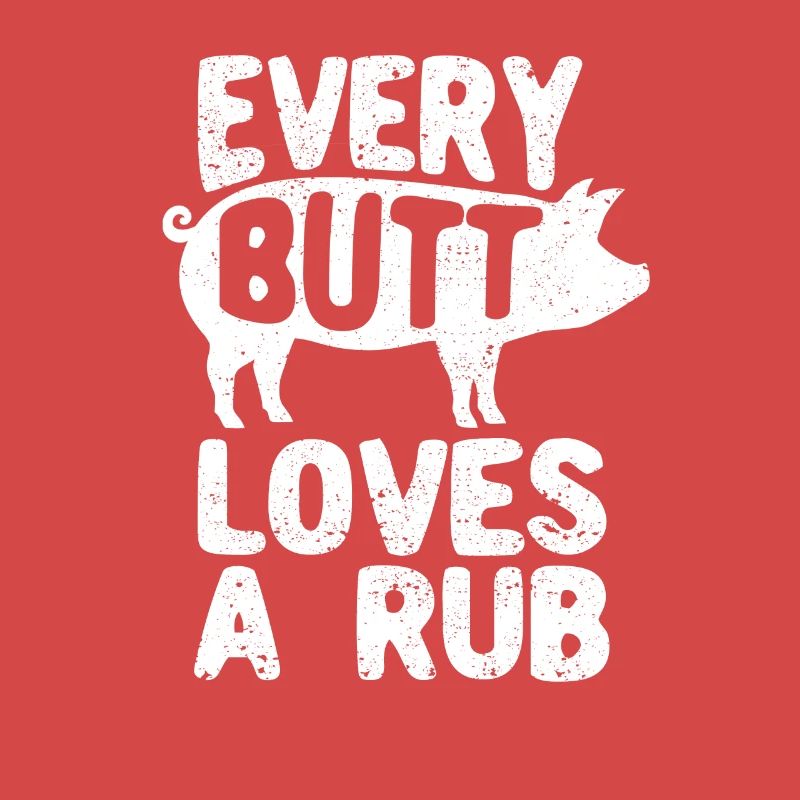 Jeder Hintern liebt ein Rub Räucherfleisch Smoker