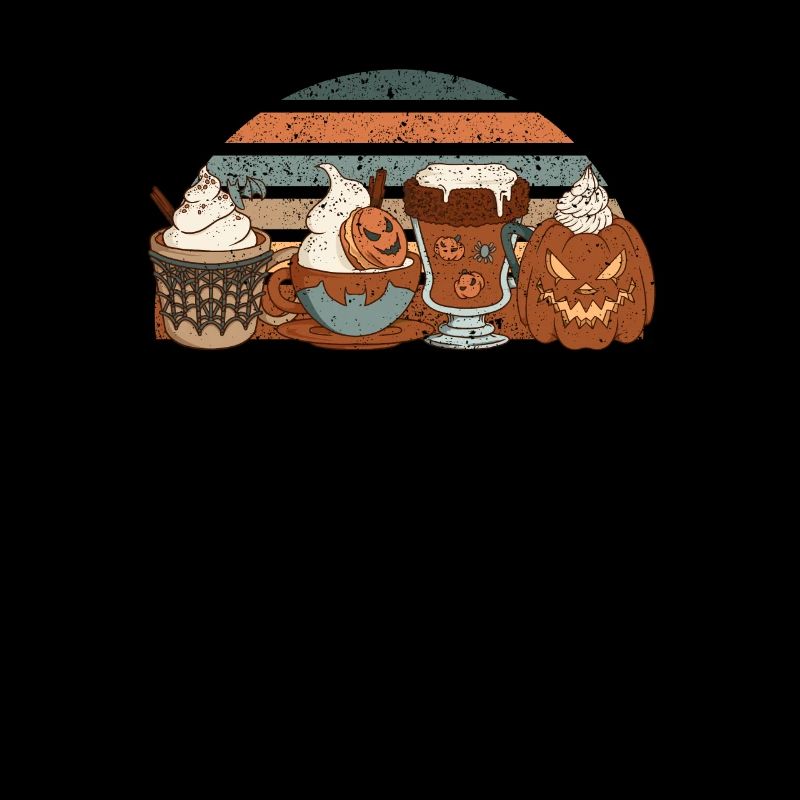 Horror Herbst Kaffee Pumpkin Spice Latte Iced