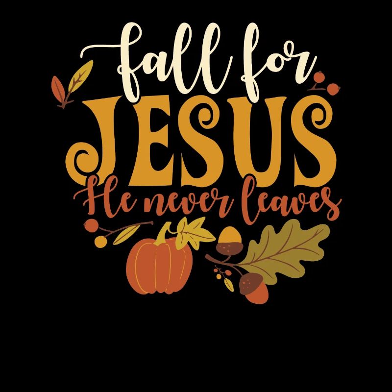 Religious Christian Catholic Fall for Jesus