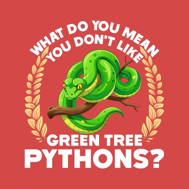 Python arborescent vert