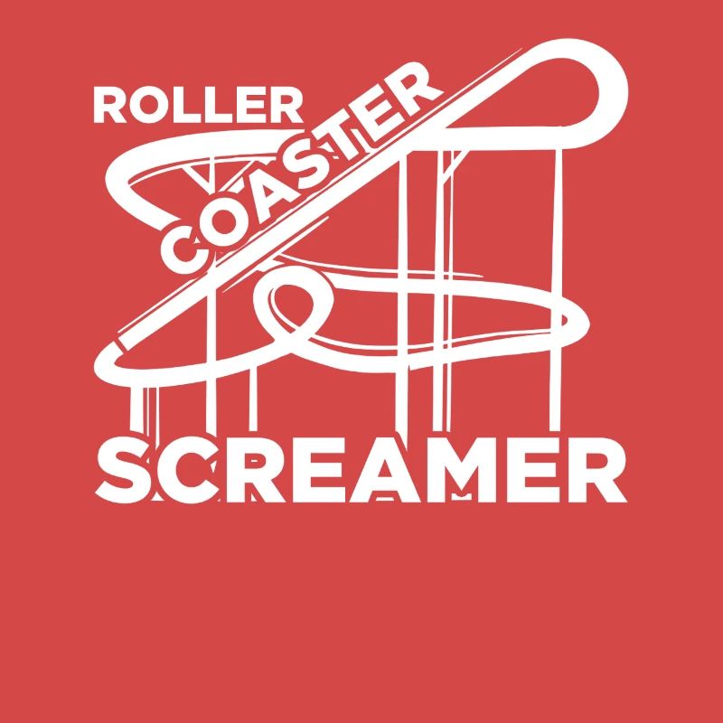 Freizeitpark Roller Coaster Screamer Achterbahn