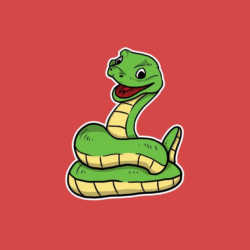 Cute Snake Python