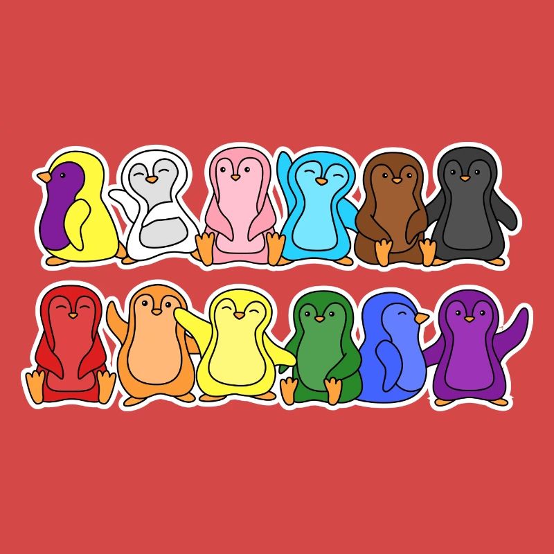 Fierté Progrès Flag Penguins Egalité