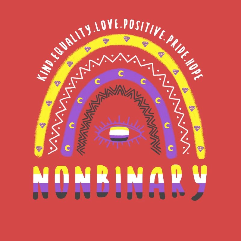 Boho Rainbow Non binaire