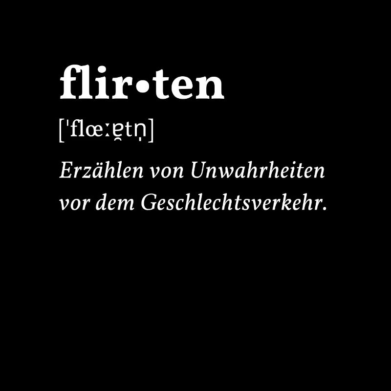 Flirten - Duden Eintrag