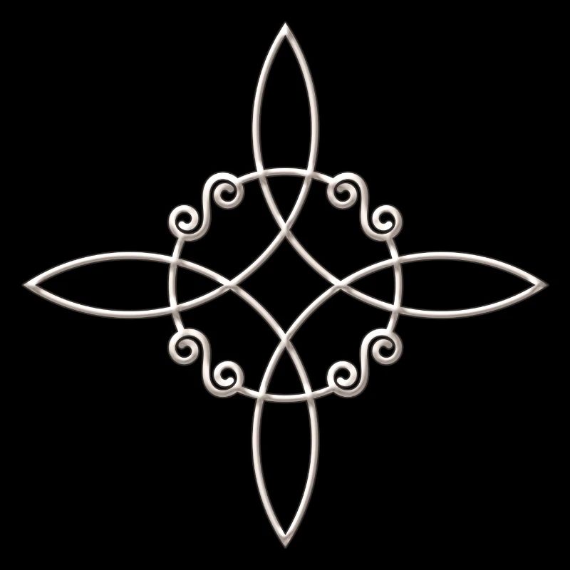 Witch`s Knot, Hexenknoten, Bindet die 4 Elemente