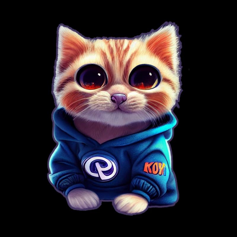 Baby Katze mit Pullover