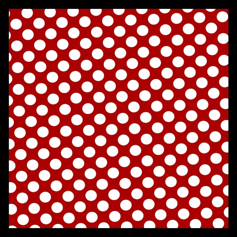 Polka dot red white background dot pattern