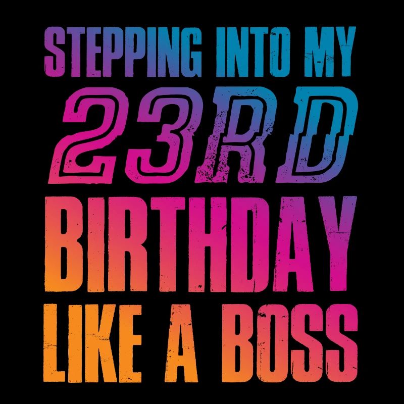 23e anniversaire 23 ans cadeau