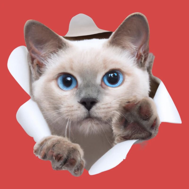 Bébé chat du monde caché