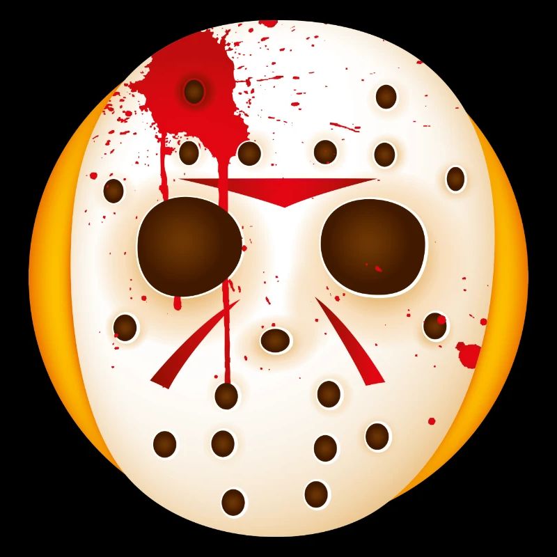 Smiley Chain Saw Mask