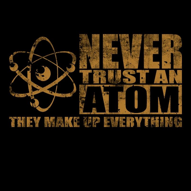 Atom enseignant école nerd humour étudiant physique