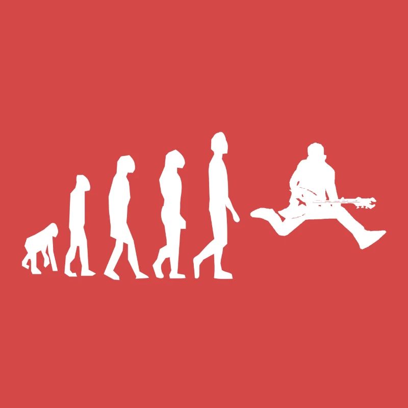 Guitariste Evolution Guitar player guitare rock