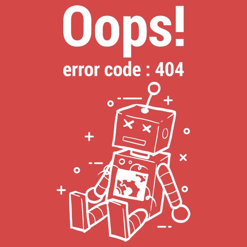 Graphique Oups Error 404