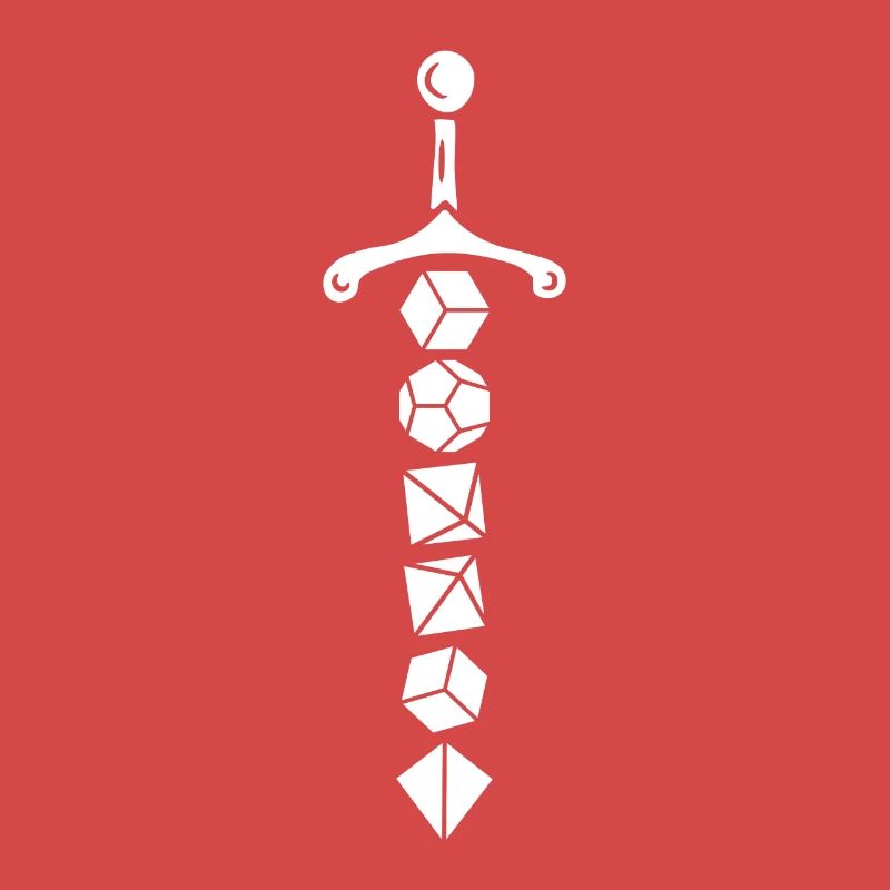 Polyédrique Dice épée