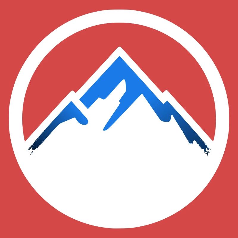 Mountains logo white