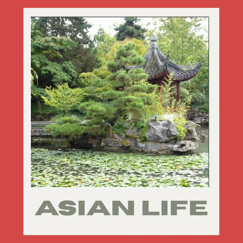 Asiatischer Gartensee Zen