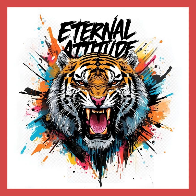 Tigre de l’attitude éternelle