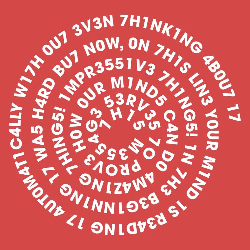Leetspeak Spiral – Nerd Code 1337 Geek Design