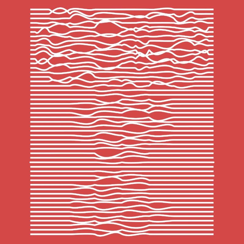 Wavy Stripes Optical Illusion