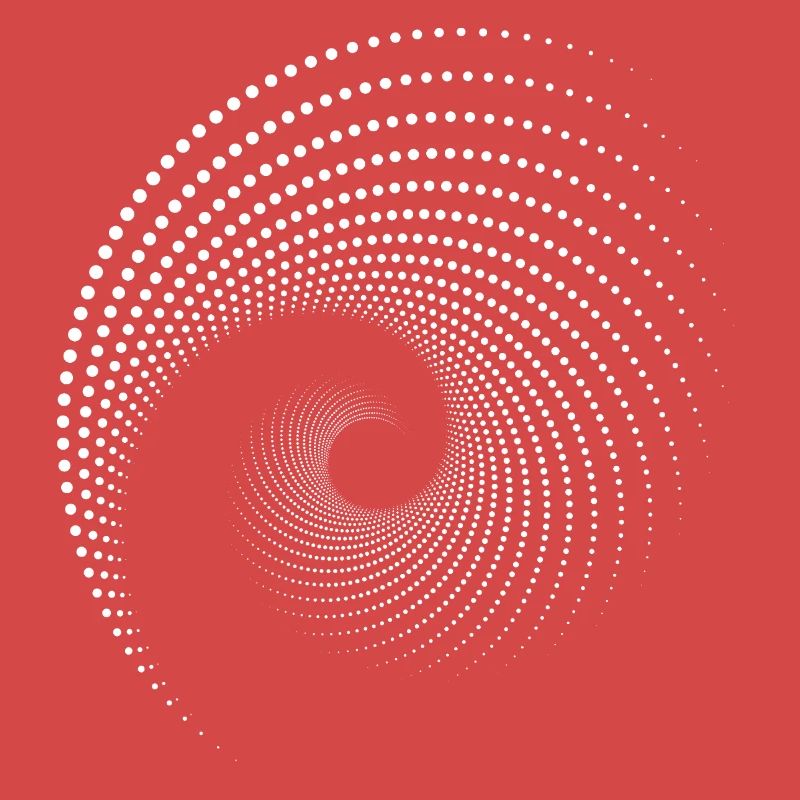 Spiral Dot Galaxy Print