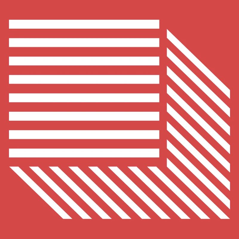 Geometric Diagonal Stripe Mosaic