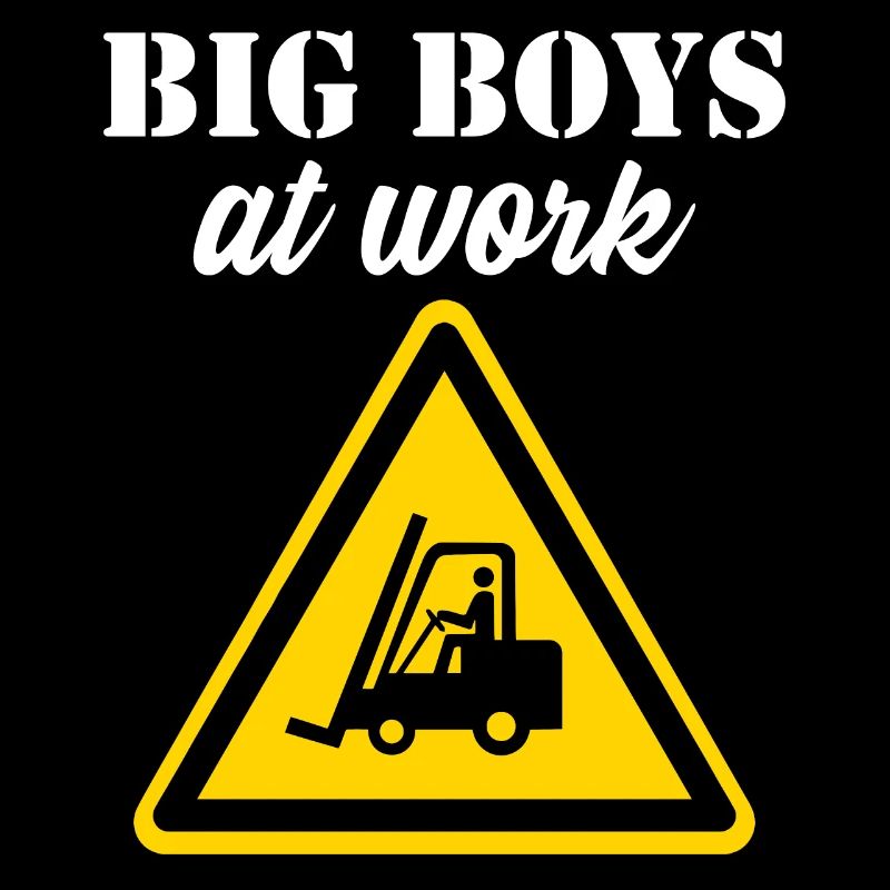 Big boys at work Forklift Gabelstapler