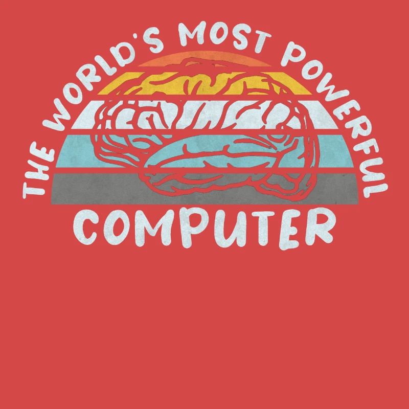 COMPUTER GEHIRN LINUX SUPERBRAIN GEEK VINTAGE TECH