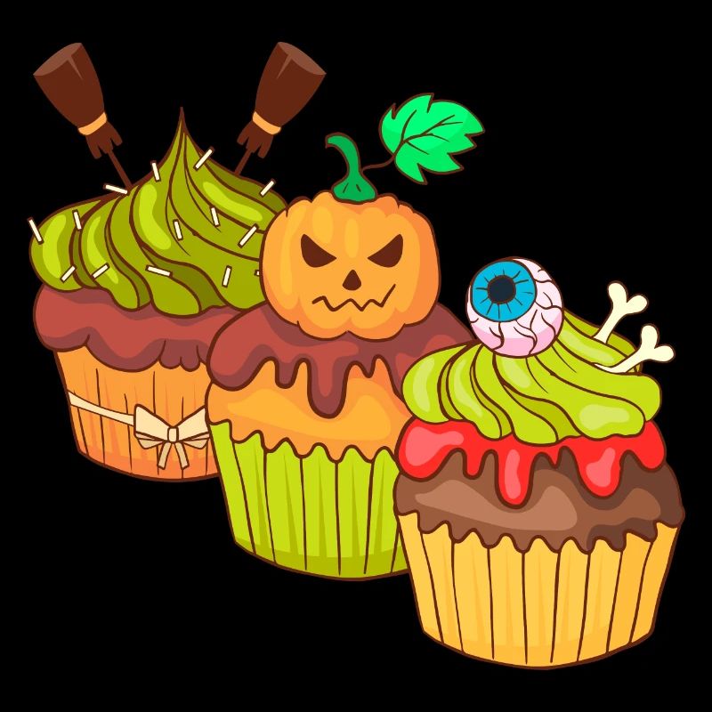 Halloween cupcake muffin cake baking sweets