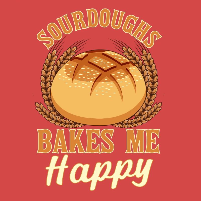 Funny bread baking baker