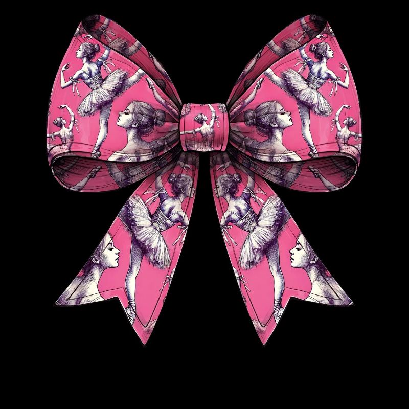 Coquette Bow Ballerine Danse Danseuse de Ballet
