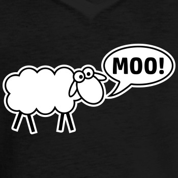 Sheep mooing - Vintage T-shirt for women